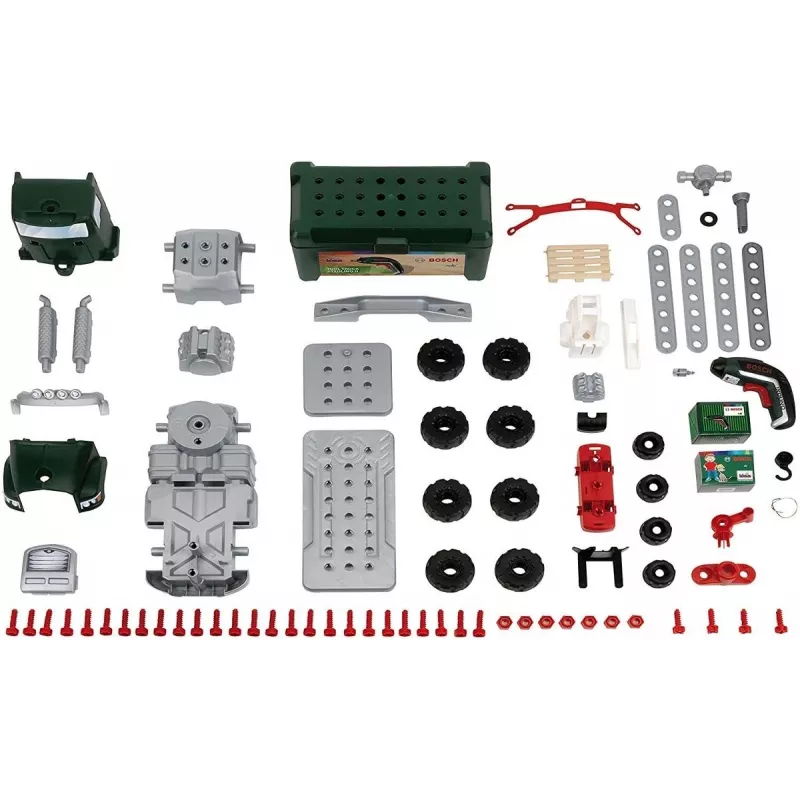 Camião basculante de brinquedo KLEIN 8640 design compacto construção robusta, veículo de brinquedo de faz de conta para crianças