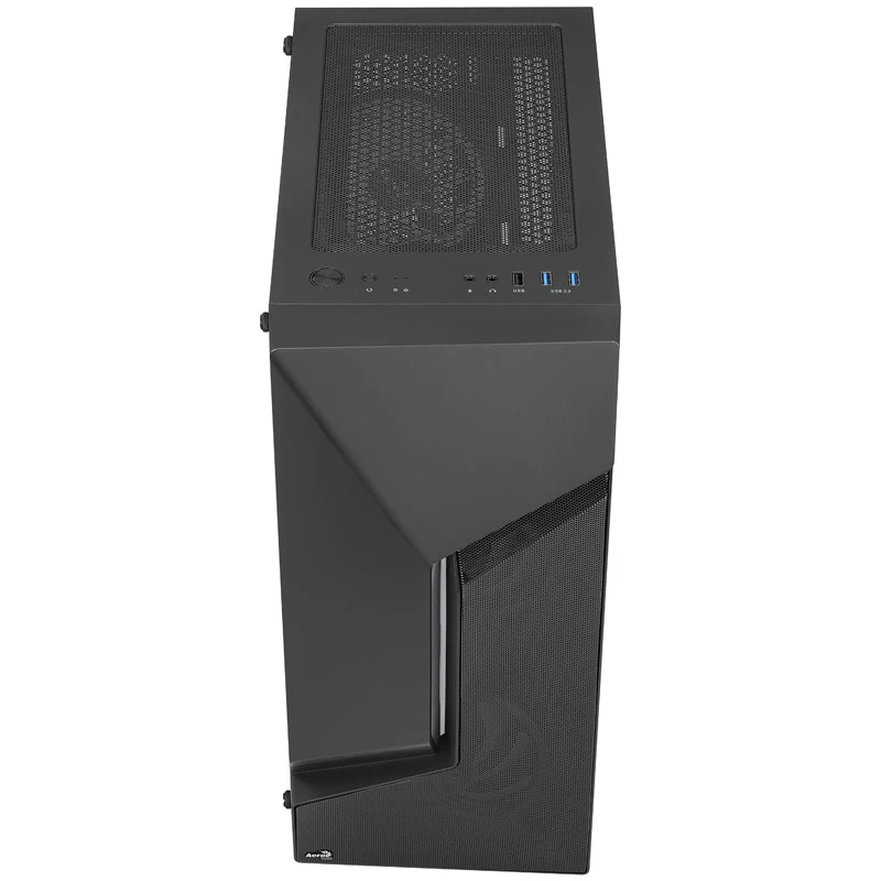 Aerocool Scape-G-BK-v2 Midi-Tower, Tempered Glass, FRGB - preto