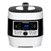 Panela de pressão elétrica Rommelsbacher MD 1000 – 4 l, 1000 W, 14 programas, branco/preto