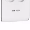 Proteção contra sobretensões Belkin BSV804ca2M branco 8 tomadas AC 2 m