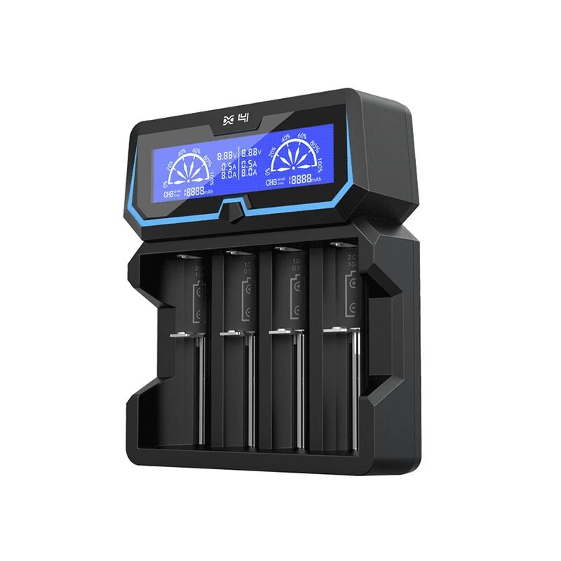 Carregador XTAR X4 para Li-Ion 18650