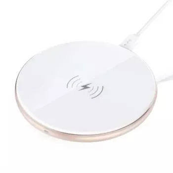 Carregador sem fios Devia Comet Series ultra-fino branco 10W carregamento rápido