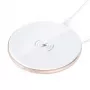 Carregador sem fios Devia Comet Series ultra-fino branco 10W carregamento rápido