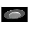 Synergy 21 Candeeiro redondo LED transparente 18W RL nw