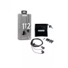 Auscultadores intra-auriculares com fios Shure SE112-GR para chamadas/música, preto, cinzento