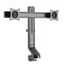 Suporte de monitor MACLEAN MC-854 para dois monitores 17–27 polegadas VESA 75x75 / 100x100, suporte de secretária de braço duplo