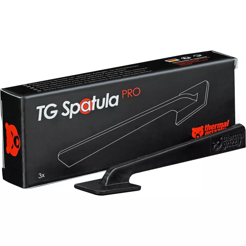 Thermal Grizzly espátula Pro aplicadores — conjunto de 3 para aplicar pasta térmica