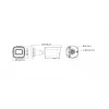 Hikvision DS-2CD1043G2-I (2,8 mm) câmara de segurança IP tipo bullet, interior e exterior, 2560 x 1440, 120 dB, com fio, teto/parede