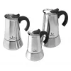 Cafeteira moka JATA Odin preto aço inoxidável
