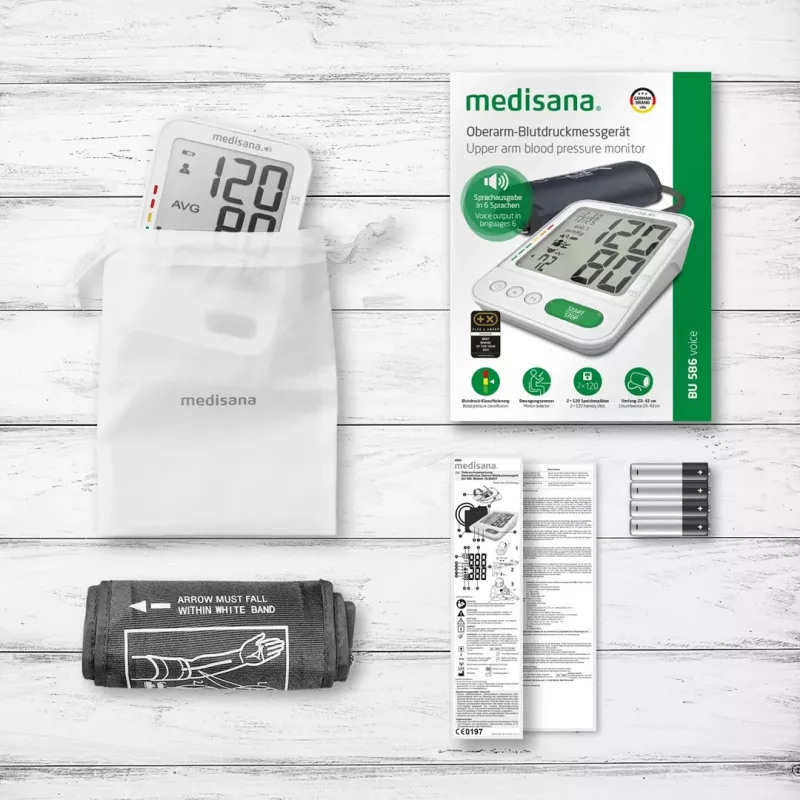 Medisana BU 586 braço automático 2 utilizadores