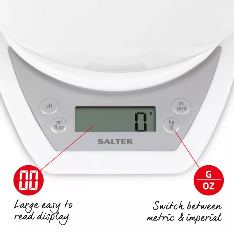 Balança de cozinha eletrónica Salter 1024 WHDR