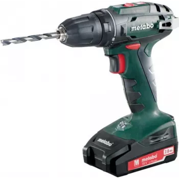 Berbequim com punho de pistola Metabo BS 18, 1600 rpm, 1,3 kg, bucha de aperto rápido