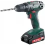 Metabo BS 18 berbequim aparafusador sem fios, 18 V, 1600 rpm, bucha sem chave de 10 mm, 2,0 Ah Li-Ion