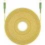 Goobay 59638 Cabo de fibra ótica 1 m SC/APC FTTH OS2 amarelo (59638)