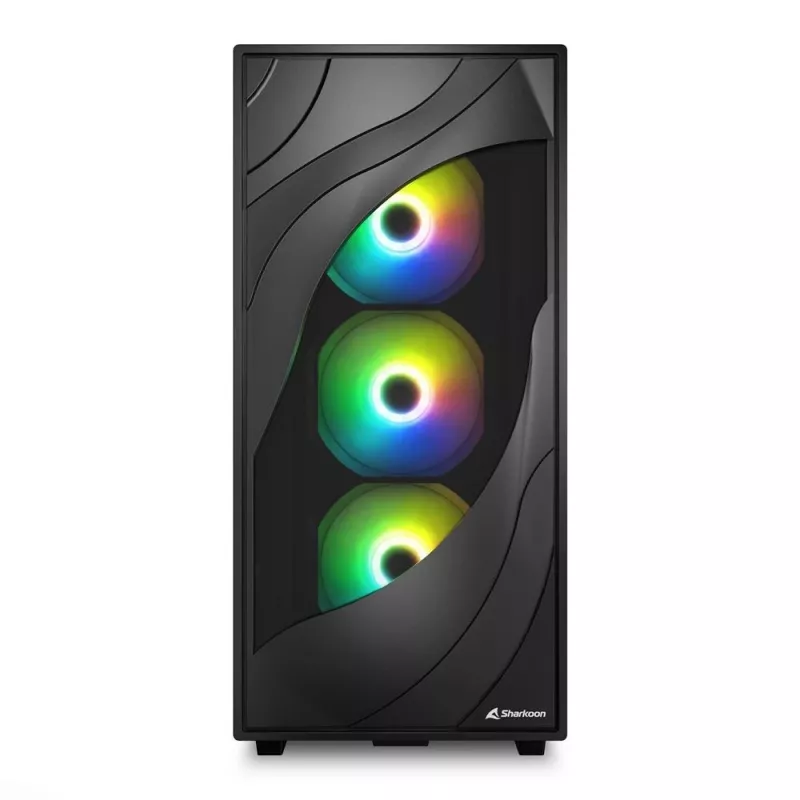 Sharkoon REBEL C80M RGB Midi-Tower preto