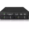 Caixa para disco icy dock MB902SPR-B R1 preto 2,5 polegadas SATA