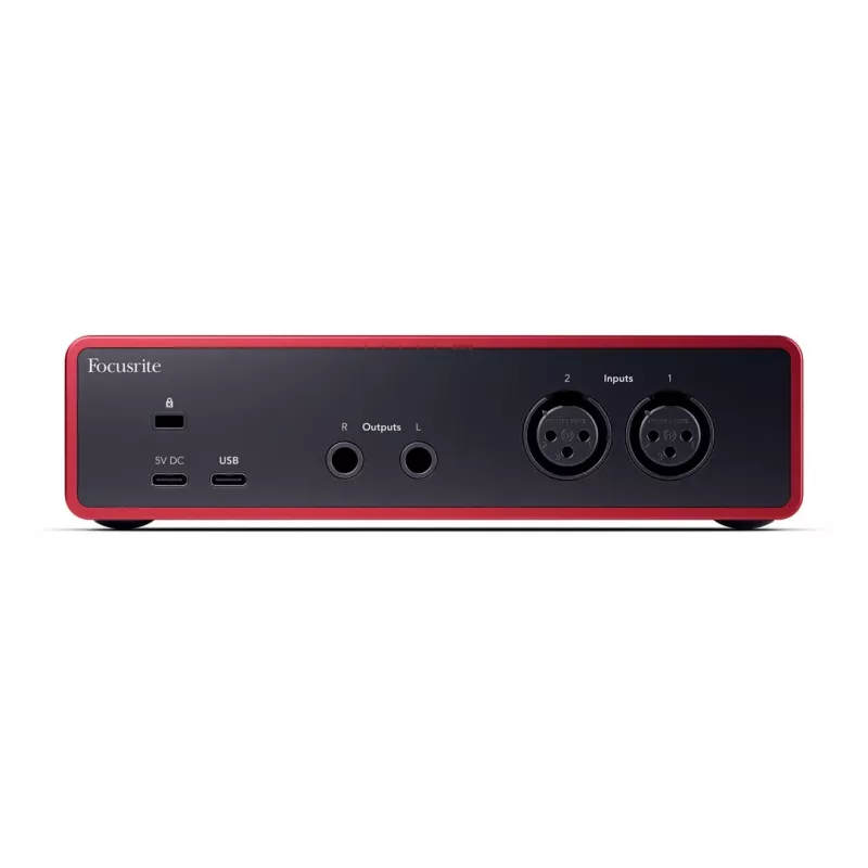 Focusrite Scarlett 2i2 USB-C 4.ª geração interface de áudio
