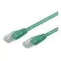 Cabo de rede Wentronic Goobay CAT 6, U/UTP, verde, 7,5 m - mistura de cobre CCA (68430)