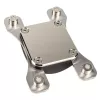 Bloco de refrigeração líquida Aqua-Computer 21703 — Acetal/Níquel, socket AM4, 111×75×22 mm, Preto/Prata