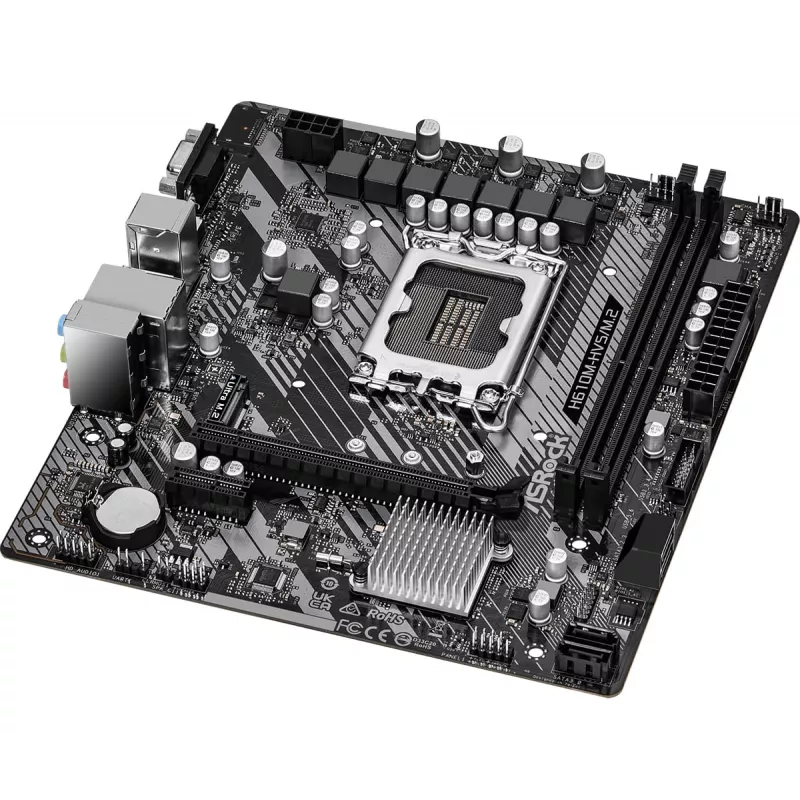 ASRock H610M-HVS/M.2 R2.0 DDR4 LGA1700 placa-mãe Micro-ATX