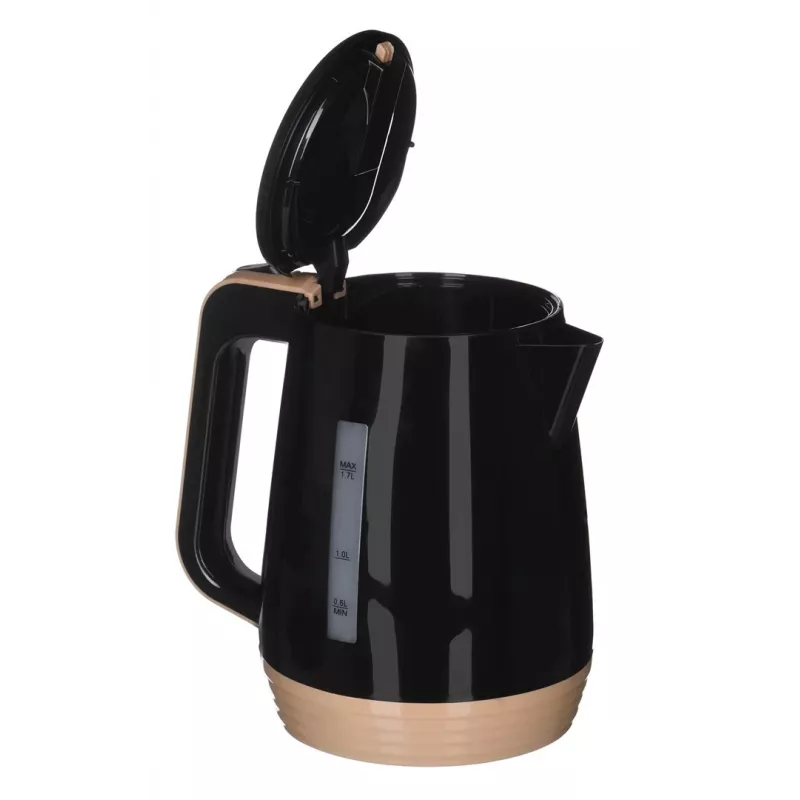 Maestro MR-033 chaleira elétrica, 1,7 l, 2200 W, preta