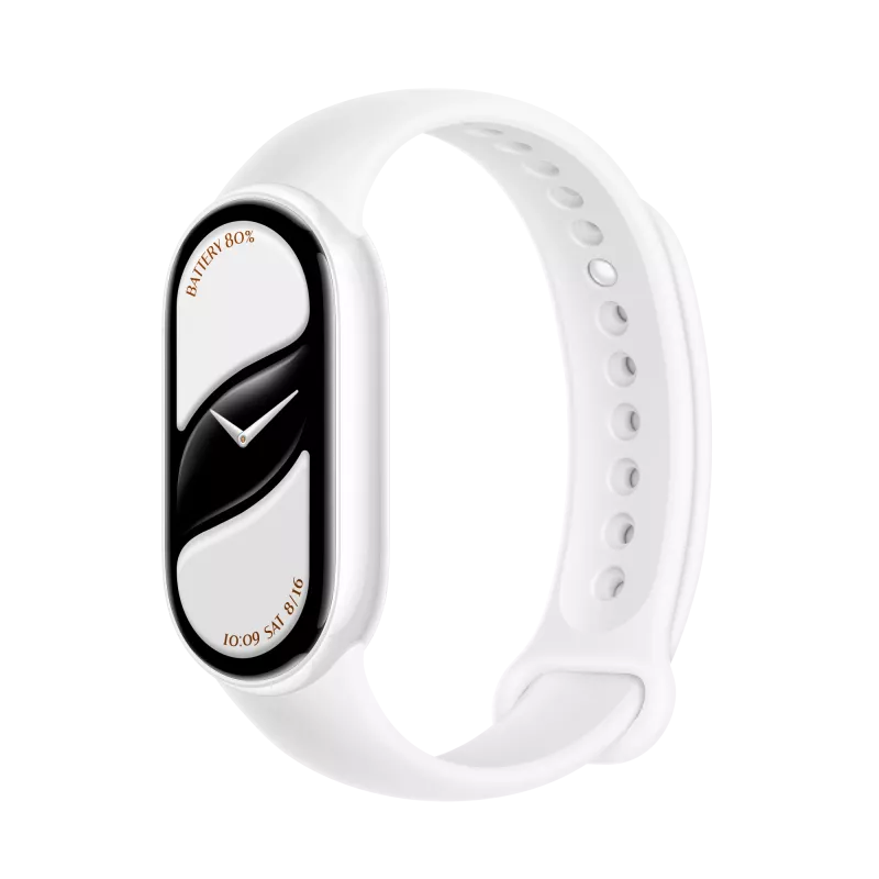 XIAOMI SMART BAND 10 PULSEIRA CERÂMICA BRANCO PÉROLA
