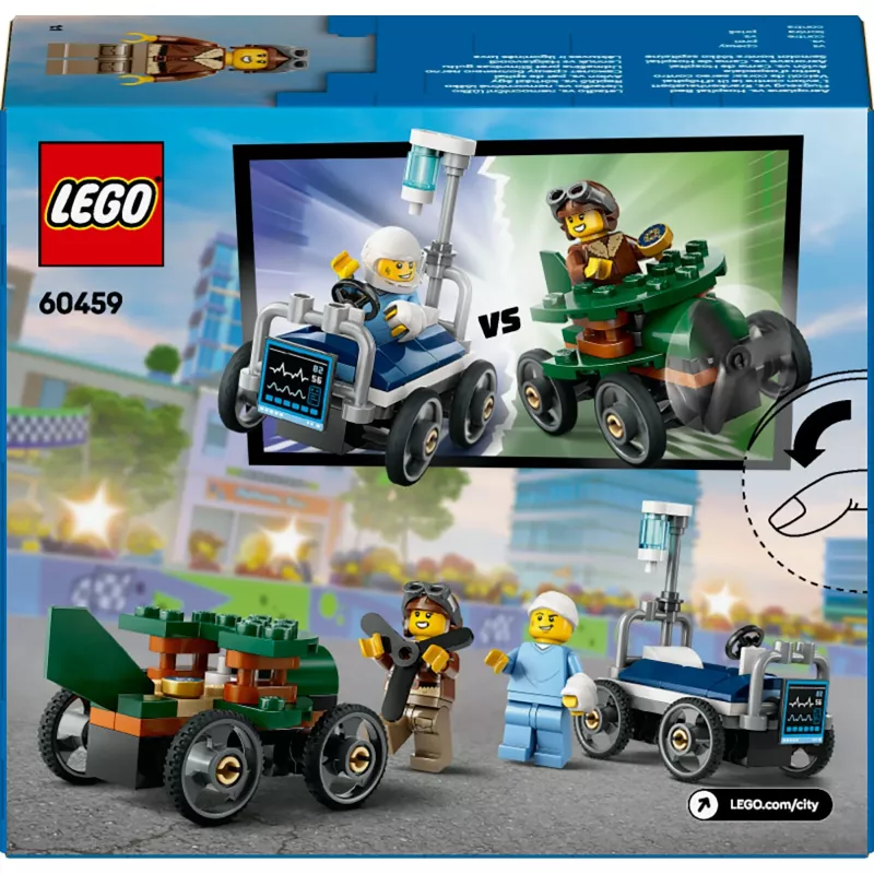 LEGO CITY 60459 Avião contra cama de hospital