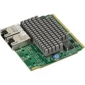Super Micro placa adicional Supermicro AOC-MTG-I2TM - adaptador de rede - 10Gb Ethernet x 2 (AOC-MTG-I2TM-O)