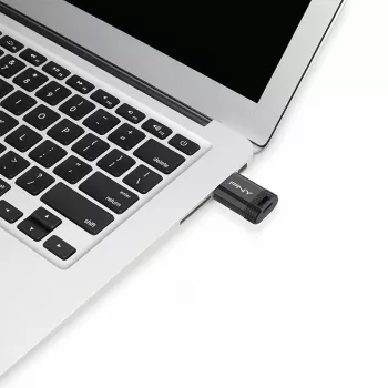 Pen drive USB PNY Elite-X 64 GB USB Type-C 3.2 Gen 1 (3.1 Gen 1) preto