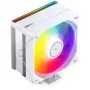 Arrefecedor de CPU Jonsbo CB40 WHITE ARGB, controlo PWM, iluminação ARGB, torre compacta, branco