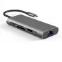 Adaptador USB-C – 2 x USB 3.0, 1x USB 2.0, 1x Type-C (PD), HDMI, SD, RJ45