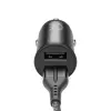 everActive CC-25C carregador de automóvel, 2x USB 12 W, com cabo USB-C