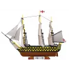 Conjunto de construção Cobi HMS Victory — 2.517 peças, modelo detalhado de navio à vela histórico