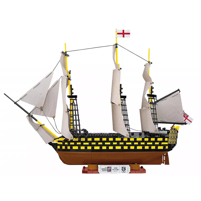Conjunto de construção Cobi HMS Victory — 2.517 peças, modelo detalhado de navio à vela histórico