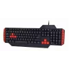 Teclado gaming GEMBIRD GGS-UMG4-02 104 teclas Full-Size USB QWERTY US-Inglês com rato, preto