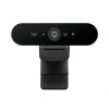 Logitech BRIO 4K Ultra HD Pro webcam 960-001106, 4096x2160, HDR, RightLight 3, zoom digital 5x, focagem automática, USB 3.0 (USB-C), preta