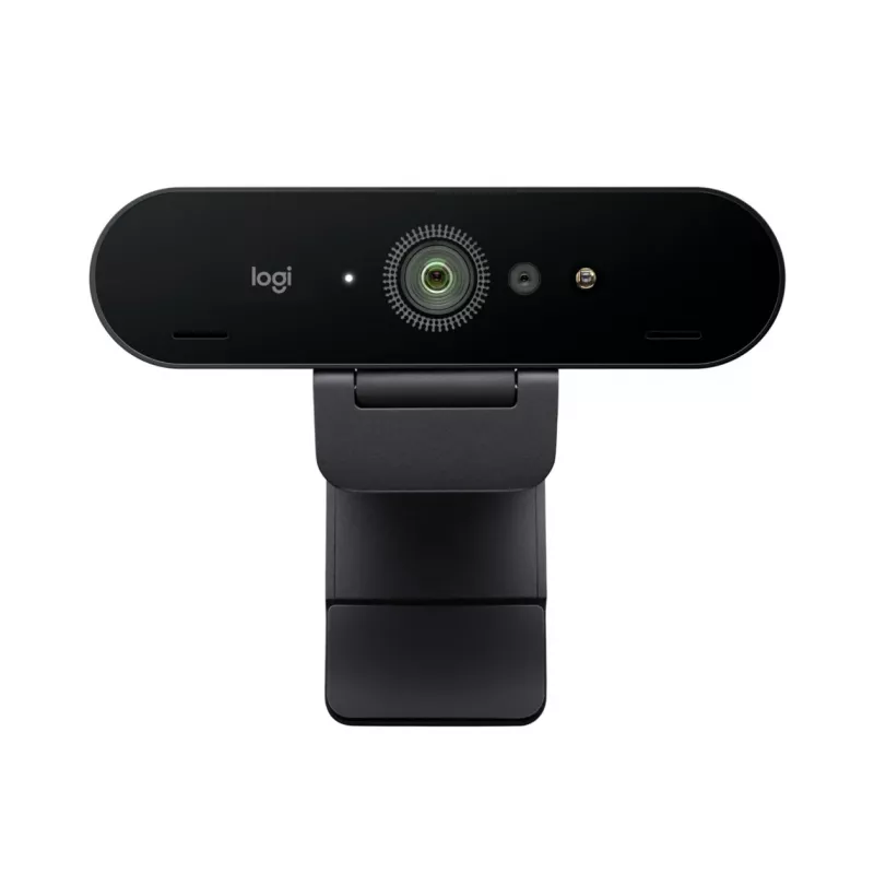 Logitech BRIO 4K Ultra HD Pro webcam 960-001106, 4096x2160, HDR, RightLight 3, zoom digital 5x, focagem automática, USB 3.0 (USB-C), preta