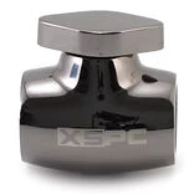 Válvula de esfera XSPC G1/4, corpo em latão com acabamento preto cromado, modelo WASC-504