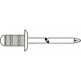 Rebite cego GESIPA Polygrip 6,4x15 Al/A2 para 1,5–9,0 mm, embalagem de 250