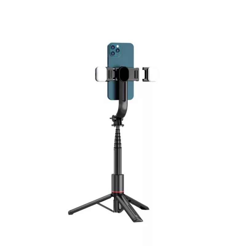 Tech-Protect L05S pau de selfie com tripé, luz LED e telecomando Bluetooth