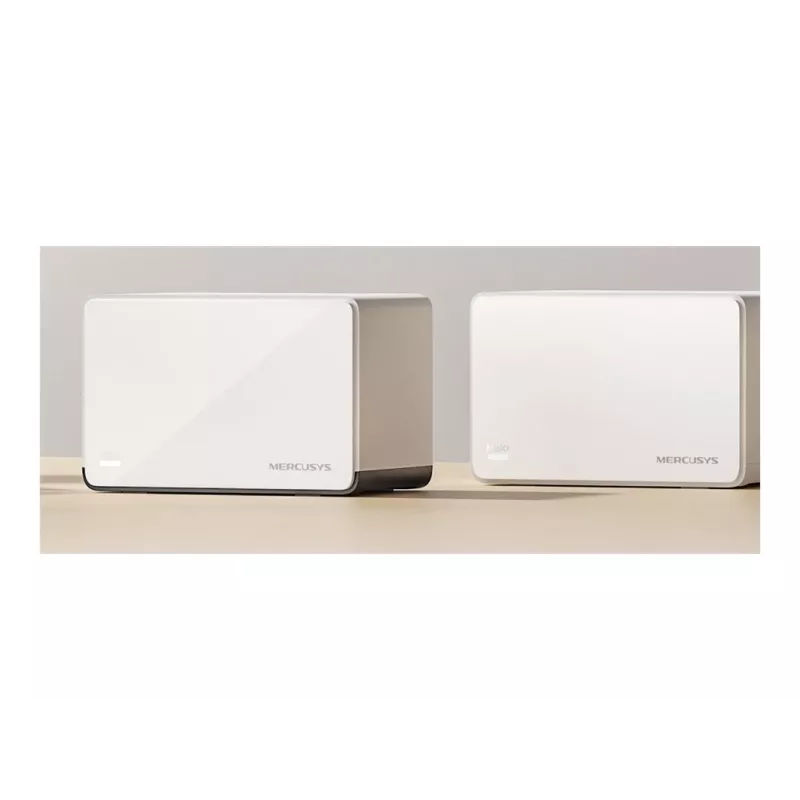 Router wireless MERCUSYS Halo H85X pack de 2 Dual-Band Wi‑Fi 6 até 3000 Mbit/s Sistema Mesh