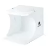 Fotobox com iluminação LED, 24x23x22 cm