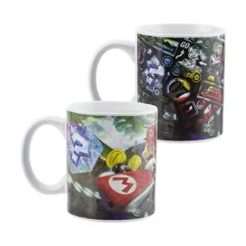 Caneca Paladone Mario Kart termossensível multicolor PP8307NN