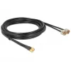 Cabo coaxial DeLOCK 89467 RG-58 5 m 2x ficha N 2x ficha SMA preto