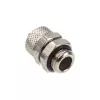 Conector reto G1/4 polegadas para 10/8 mm - prateado brilhante