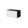 Conjunto de móveis de sala Cama ROCO 7 (3xRO3 + 2xRO6) preto/preto/branco