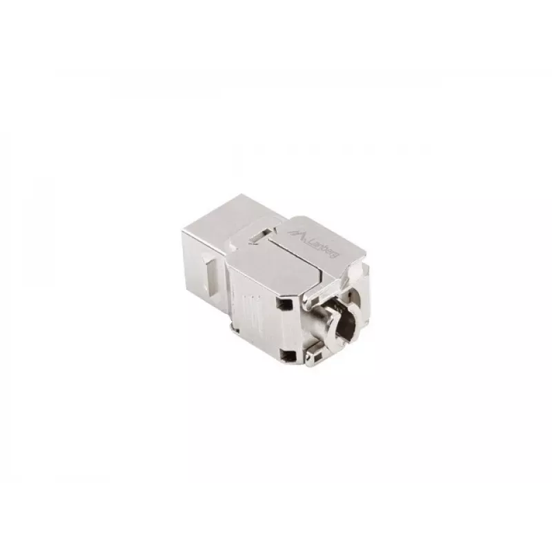 Módulo keystone Lanberg KSF7-2000 plano aço inoxidável