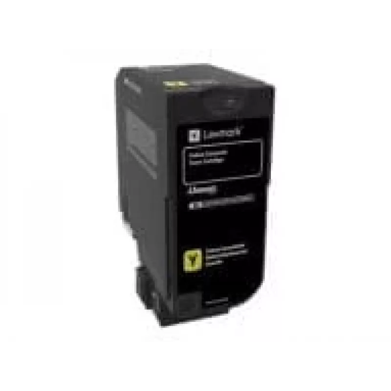 Lexmark 74C20YE cartucho de toner Corporate para CS720/CS725/CX725, amarelo, 3000 páginas