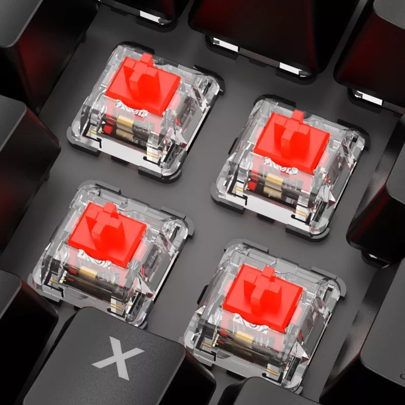 Teclado Sharkoon SKILLER SGK20 vermelho
