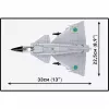 Conjunto de construção Cobi Blocks Saab AJ 37 Viggen 881 peças